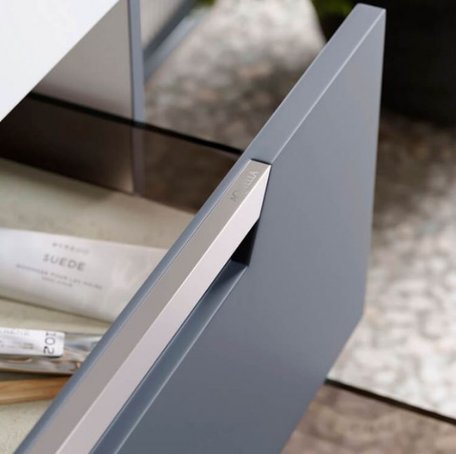 Тумба под раковину Aqwella Cube 90 CUB0109GR серый матовый