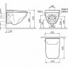 Унитаз подвесной Am.Pm Inspire V2.0 FlashClean CCC50A1700SC безободковый с электронной крышкой-биде