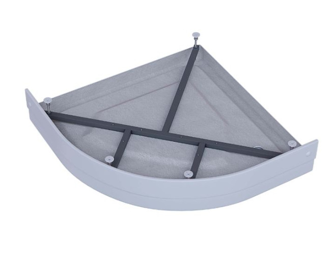 Поддон акриловый Aquatek DPA-0000002 100*100 1/4 R50 с экраном