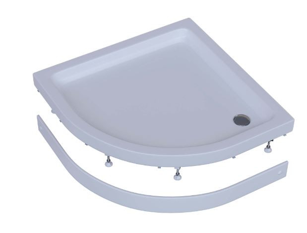 Поддон акриловый Aquatek DPA-0000002 100*100 1/4 R50 с экраном