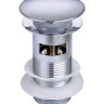 Донный клапан сифона Aquatek AQ6001CR с переливом хром
