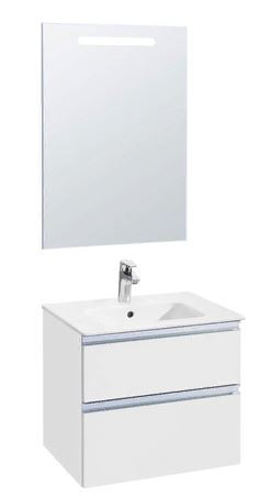 Тумба Roca Gap 60 857550806 белый глянец без раковины