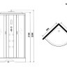 Душевая кабина Niagara Ultra NG-301-01 90*90