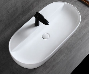 Раковина CeramaLux D1347 81,5*41 накладная