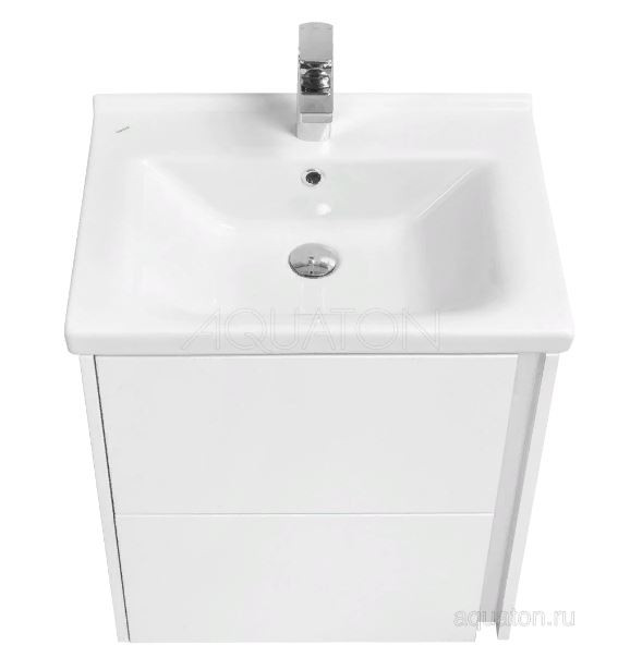Тумба под раковину Акватон Стоун 60 1A231401SX010 белая