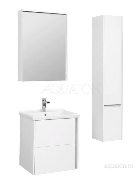 Тумба под раковину Акватон Стоун 60 1A231401SX010 белая