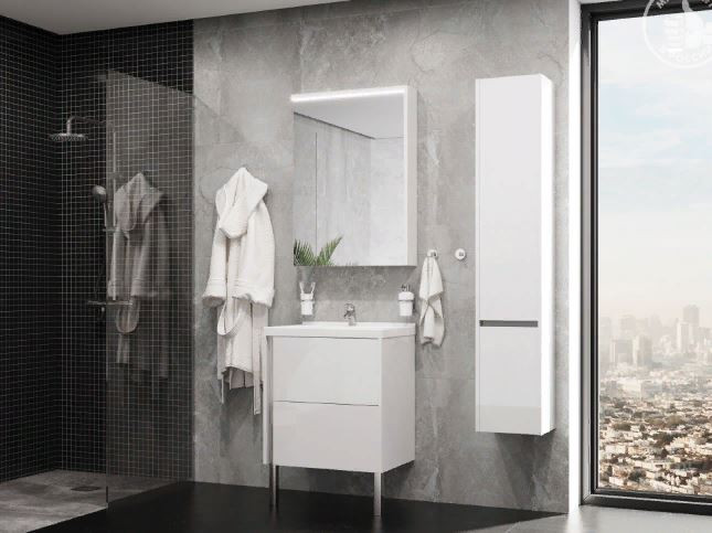 Тумба под раковину Акватон Стоун 60 1A231401SX010 белая