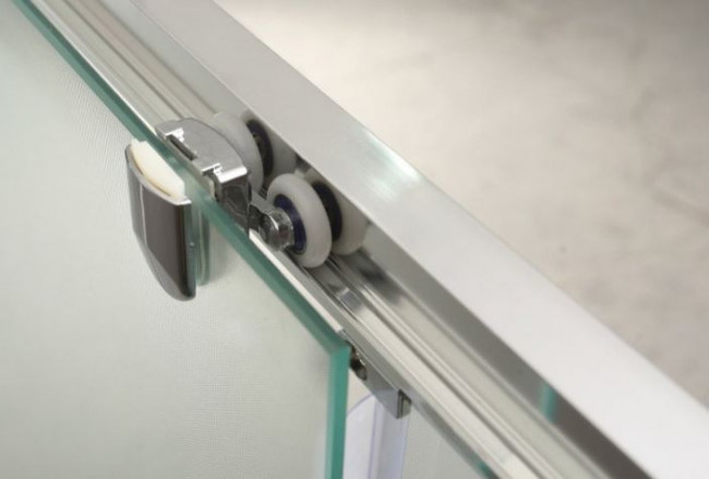 Шторка для ванны BelBagno UNO-VF-2-170/145-C-Cr прозрачное