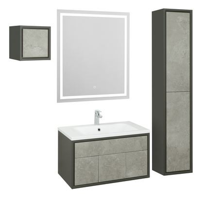 Тумба под раковину Акватон Уэльс 80 графит 1A267901WA6A0 new