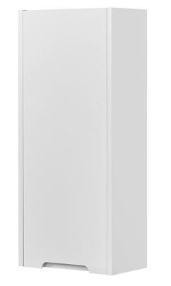 Шкаф навесной Акватон Оливия 1A254703OL01L белый матовый левый