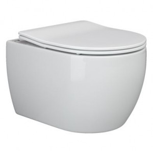 Унитаз подвесной Ceramica Nova Play Rimless CN3001 безободковый с микролифтом
