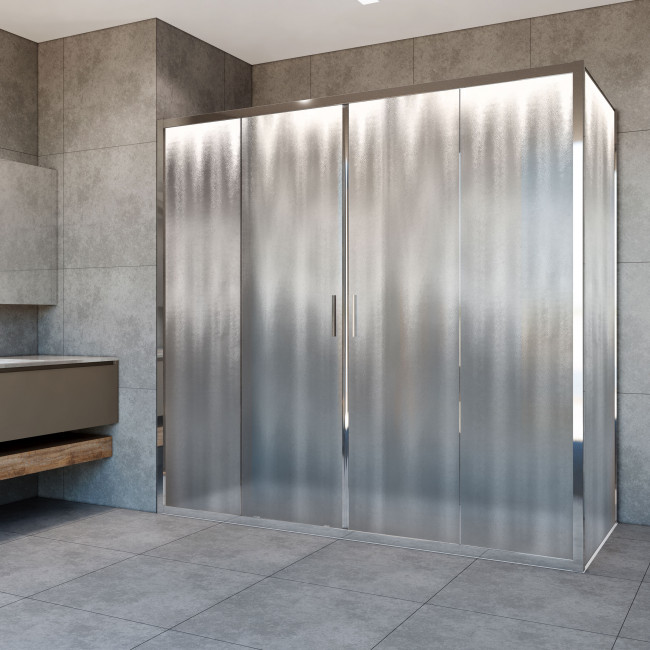 Душевой уголок Vincea Garda 180*100 VSR-1G21018CH шиншилла