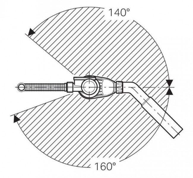 Слив-перелив Geberit 150.755.21.6 с системой PushControl нажимной