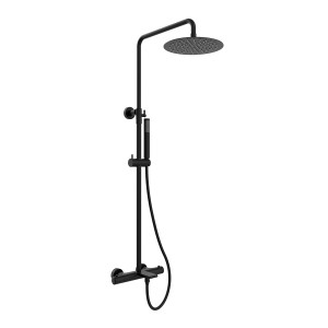 Душевая система Vincea Vogue VSFS-1V1TMB с термостатом черный матовый