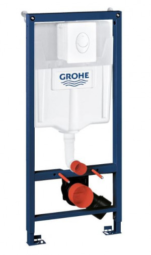 Система инсталляции Grohe Rapid SL 3 в 1 38722001 с белой кнопкой