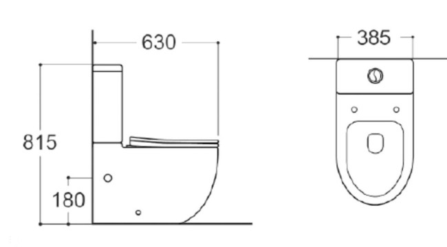 Унитаз напольный с бачком Aquatek Европа AQ2903-00 безободковый с микролифтом