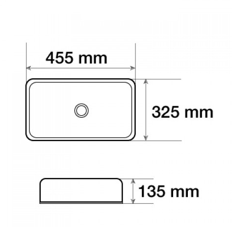 Раковина MELANA MLN-78105