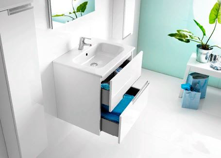 Тумба Roca Victoria Nord Ice Edition 60 ZRU9302730 белый глянец без раковины