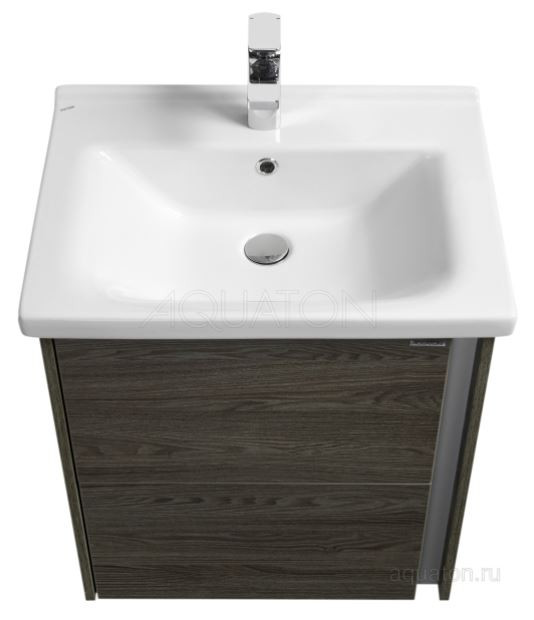 Тумба под раковину Акватон Стоун 60 1A231401SXC80 грецкий орех