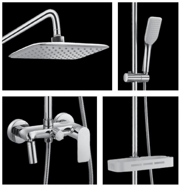 Душевая система Lemark Tropic LM7002C