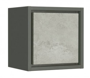 Шкаф навесной Акватон Уэльс графит 1A267803WA6A0 new