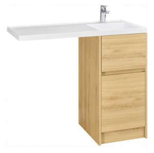 Тумба под раковину Акватон Лондри 40 1A267001LH0C0 дуб сантана без фасада