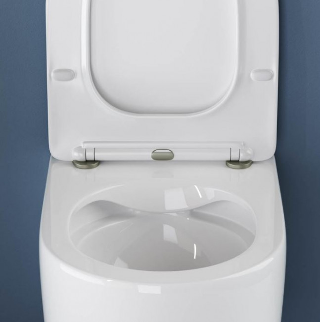 Унитаз подвесной Ceramica Nova Moments Rimless CN3003 безободковый с микролифтом