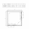 Душевой уголок Vincea Rapid (90-100)*(90*100) VSS-3R90/10MT текстурное