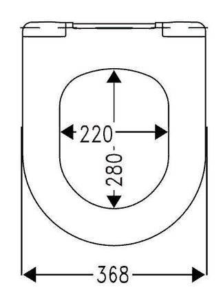 Сиденье для унитаза Roca Leon ZRU9302943 Soft Close
