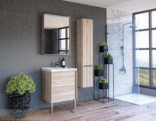 Тумба под раковину Акватон Стоун 60 1A231401SX850 сосна арлингтон