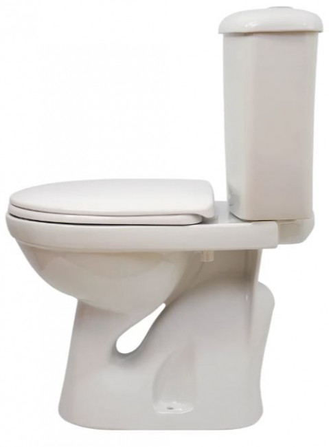 Унитаз-компакт Оскольская Керамика Суперкомпакт Стандарт 47301110322 вертикальный выпуск