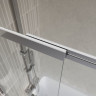 Шторка для ванны BelBagno LUCE-VF-11-80/145-C-Cr прозрачное