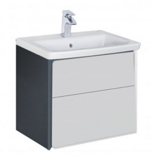 Тумба Roca Ronda 60 ZRU9302963 белый глянец/антрацит без раковины
