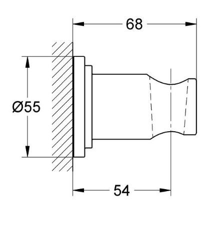 Держатель душевой лейки Grohe Sena 28690000