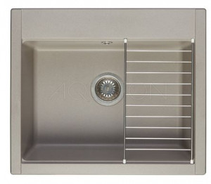Мойка для кухни Акватон Делия 60 1A715232LD250 серый шелк