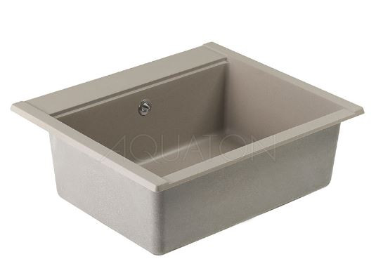 Мойка для кухни Акватон Делия 60 1A715232LD250 серый шелк