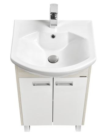 Комплект тумба Акватон Бекка PRO 50 с раковиной Смайл 50 1A2108K1BAC20