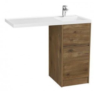 Тумба под раковину Акватон Лондри 40 1A267001LHDR0 дуб рустикальный без фасада