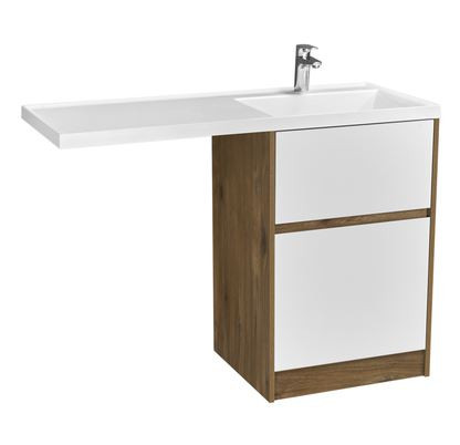 Тумба под раковину Акватон Лондри 40 1A267001LHDR0 дуб рустикальный без фасада