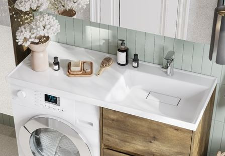 Тумба под раковину Акватон Лондри 40 1A267001LHDR0 дуб рустикальный без фасада