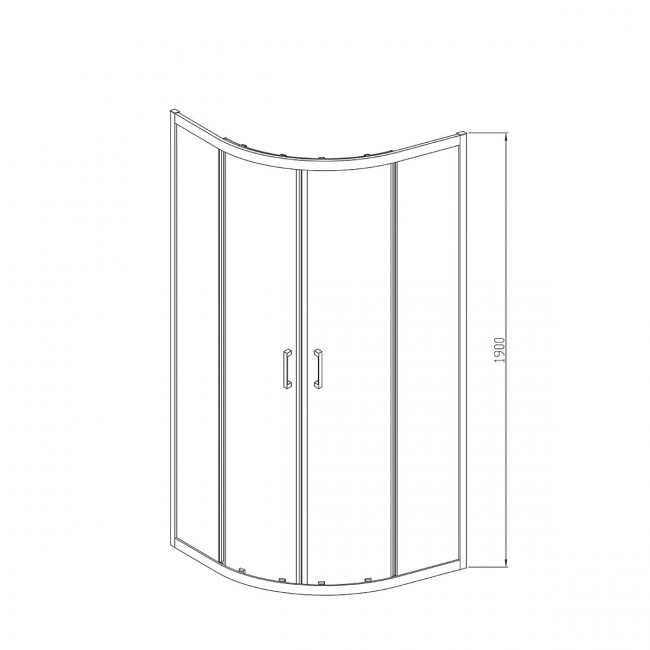 Душевой уголок Vincea Alpha 80*80 VSQ-3AL800MT текстурное