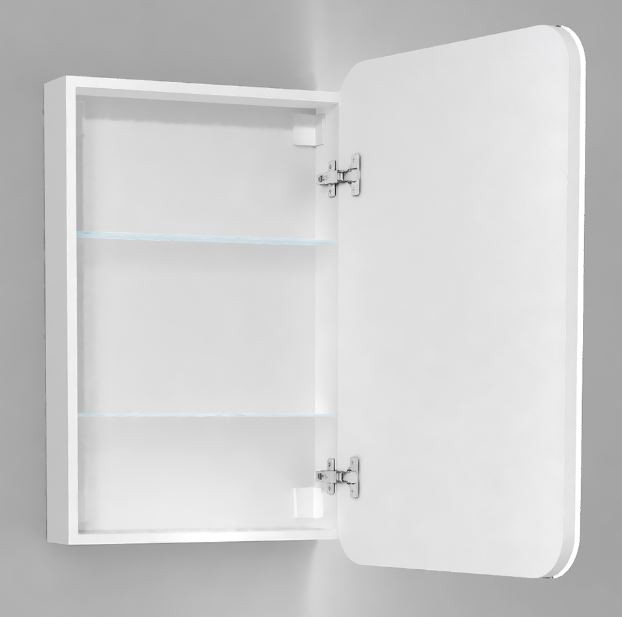 Зеркальный шкаф Jorno Modul 60 Mol.03.60/P/W/JR Зеркальный шкаф Jorno Modul 60 Mol.03.60/P/W/JR