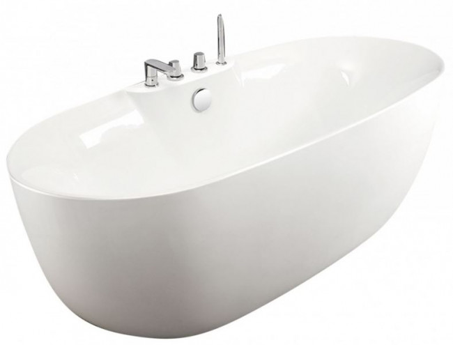 Ванна акриловая Esbano Rome-SM 170*80 ESVAROMESM с врезным смесителем на борт