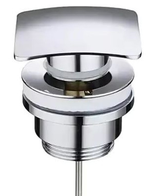 Донный клапан Azario AZ-106-CHR для раковины