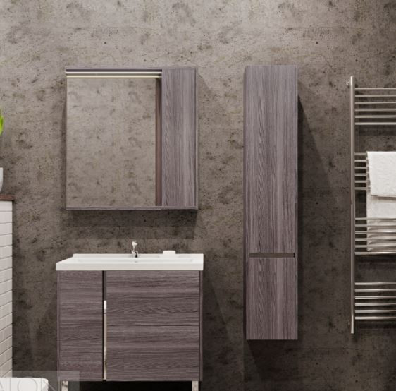 Тумба под раковину Акватон Стоун 80 1A228201SXC80 грецкий орех