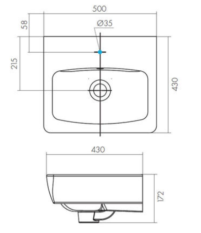 Комплект тумба Акватон Кантри 50 с раковиной Нео 50 1A2578K0AHB20