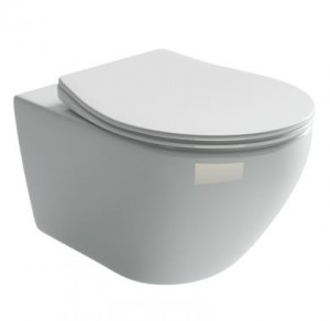 Унитаз подвесной Ceramica Nova Pearl Rimless CN8001 безободковый с микролифтом