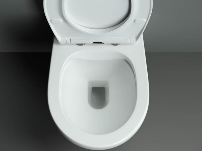 Унитаз подвесной Ceramica Nova Pearl Rimless CN8001 безободковый с микролифтом