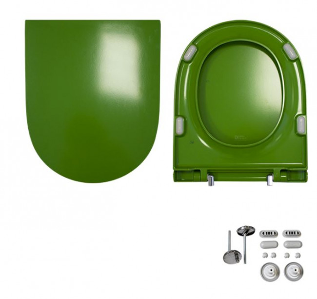 Унитаз-компакт Sanita Luxe Best Color Green с микролифтом BSTSLCC09130522