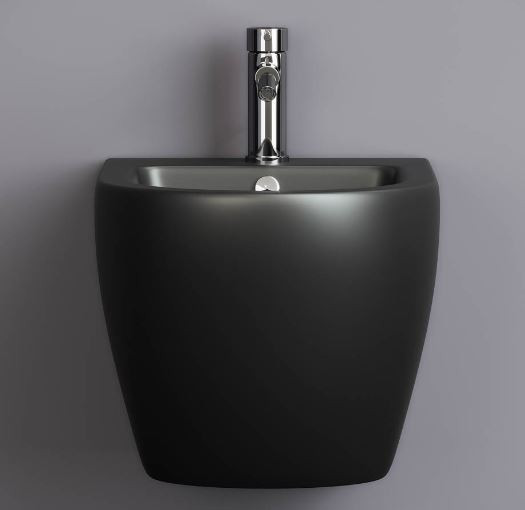 Биде подвесное Ceramicanova Metropol CN4003MB черный матовый